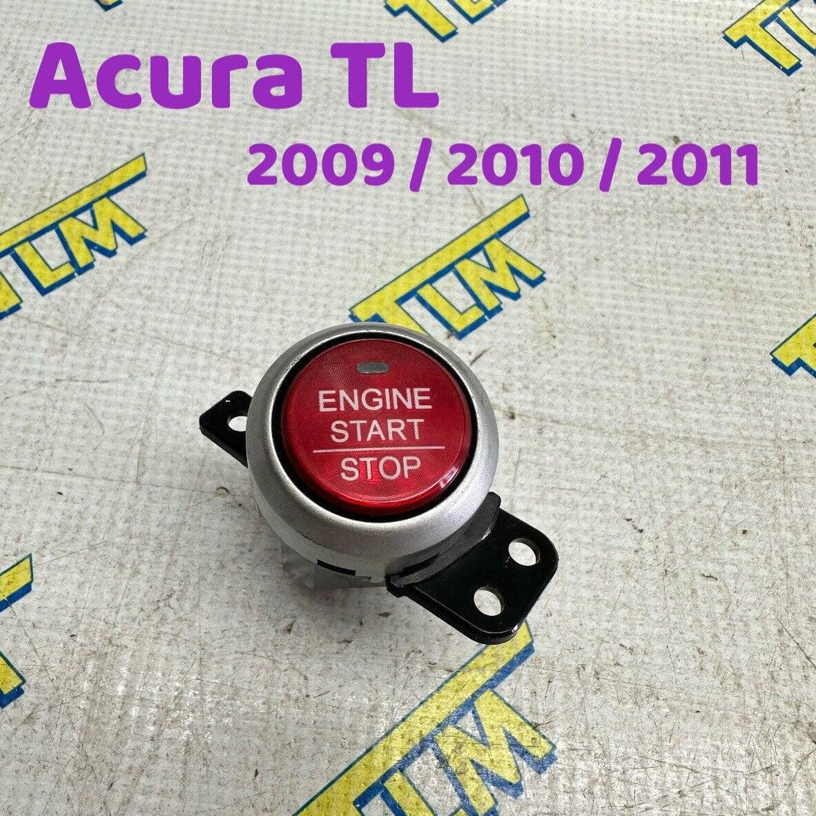 09-11 Acura TL Engine START STOP Button Red 2009 2010 2011 10 OEM