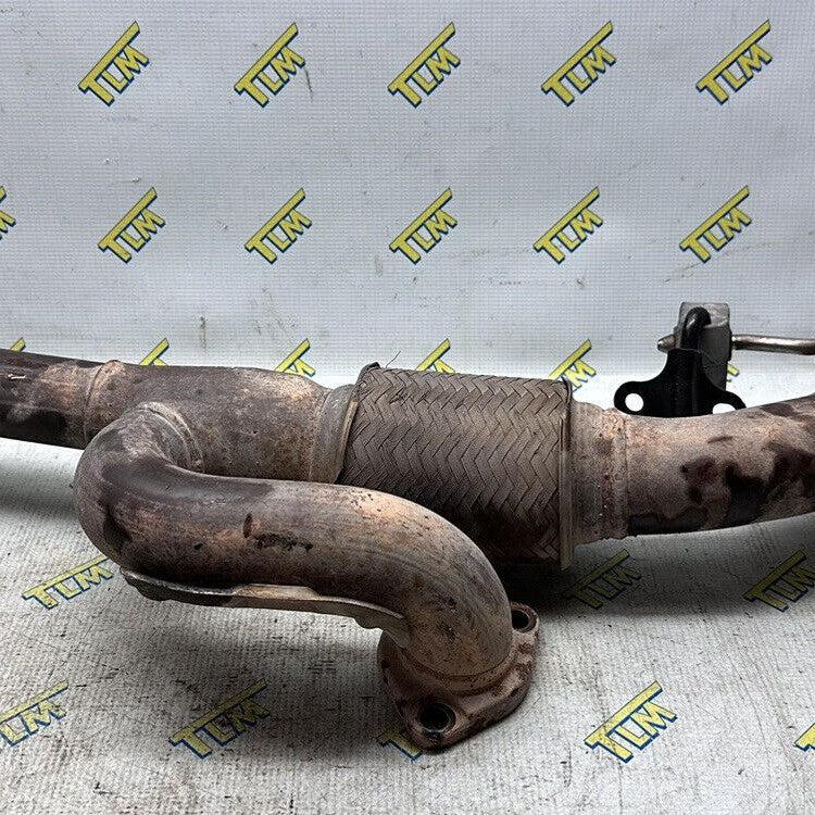 09-14 Acura TL Exhaust Down J Pipe Y Flex Pipe 3.5 2009 2010 11 2012 13 2014 OEM