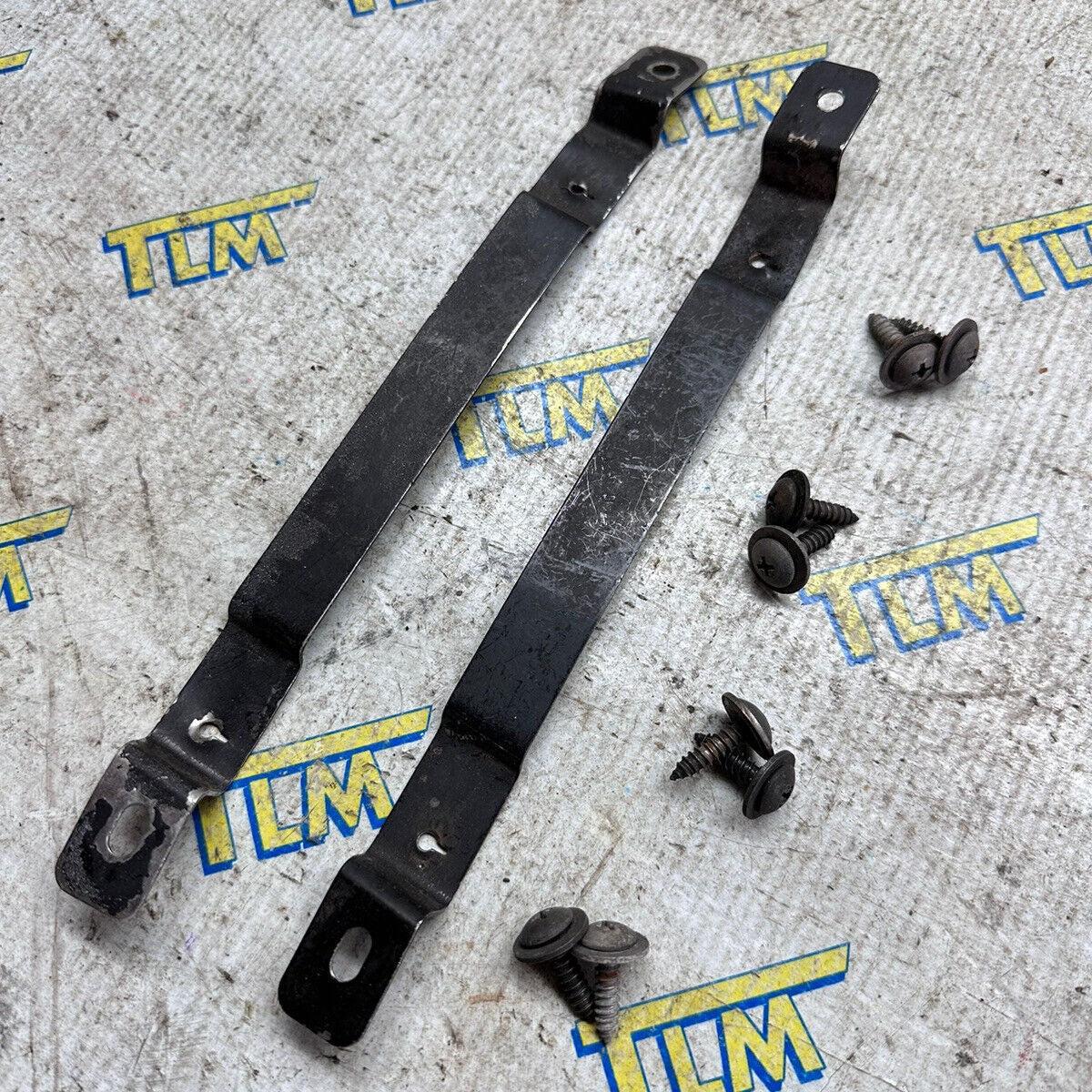 09-14 Acura TL Mud Flap Brackets w Screws Metal 09 2010 2011 2012 2013 2014 OEM
