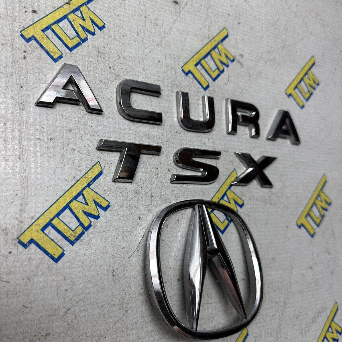 09-14 Acura TSX Trunk Logo Badge Emblem 2009 2010 2011 2012 2013 2014 10 11 OEM