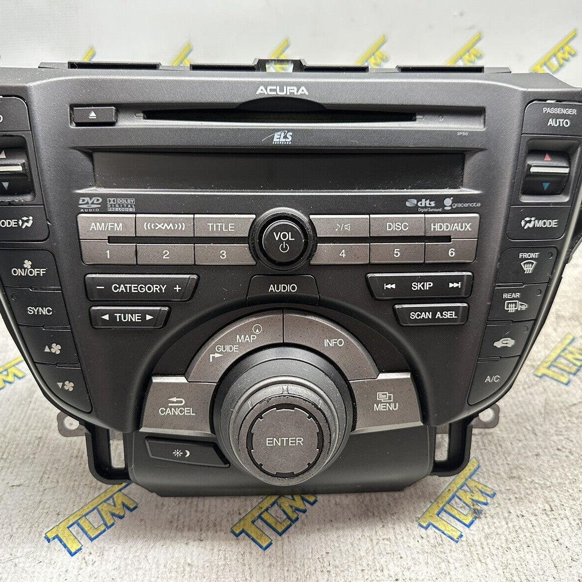 10 11 Acura TL Radio Stereo Navigation Head 39100-TK4-A100 Pioneer 2010 2011 OEM