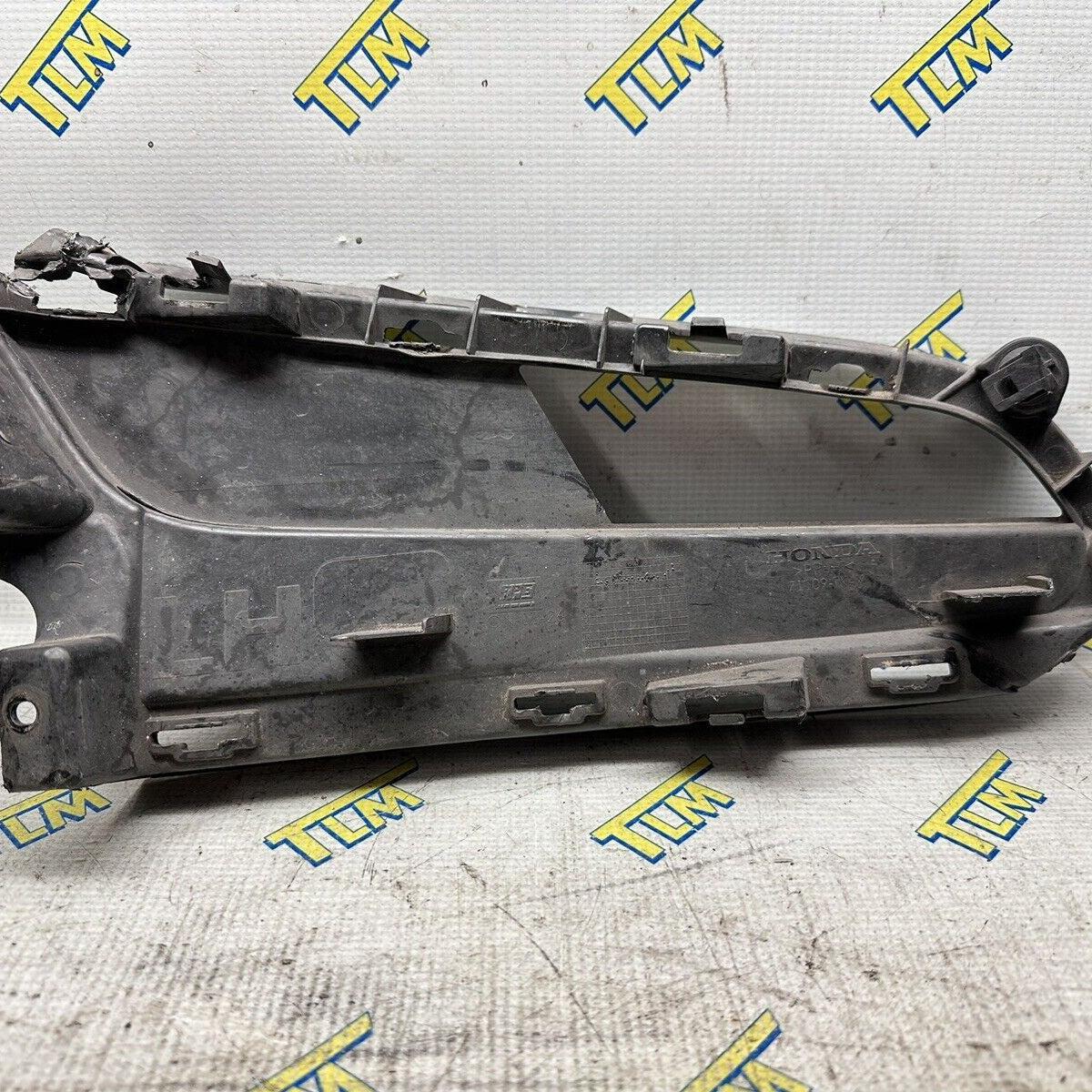 12-14 Acura TL Fog Light Grille 71109 Plastic Bracket DRIVER 2012 2013 2014 OEM