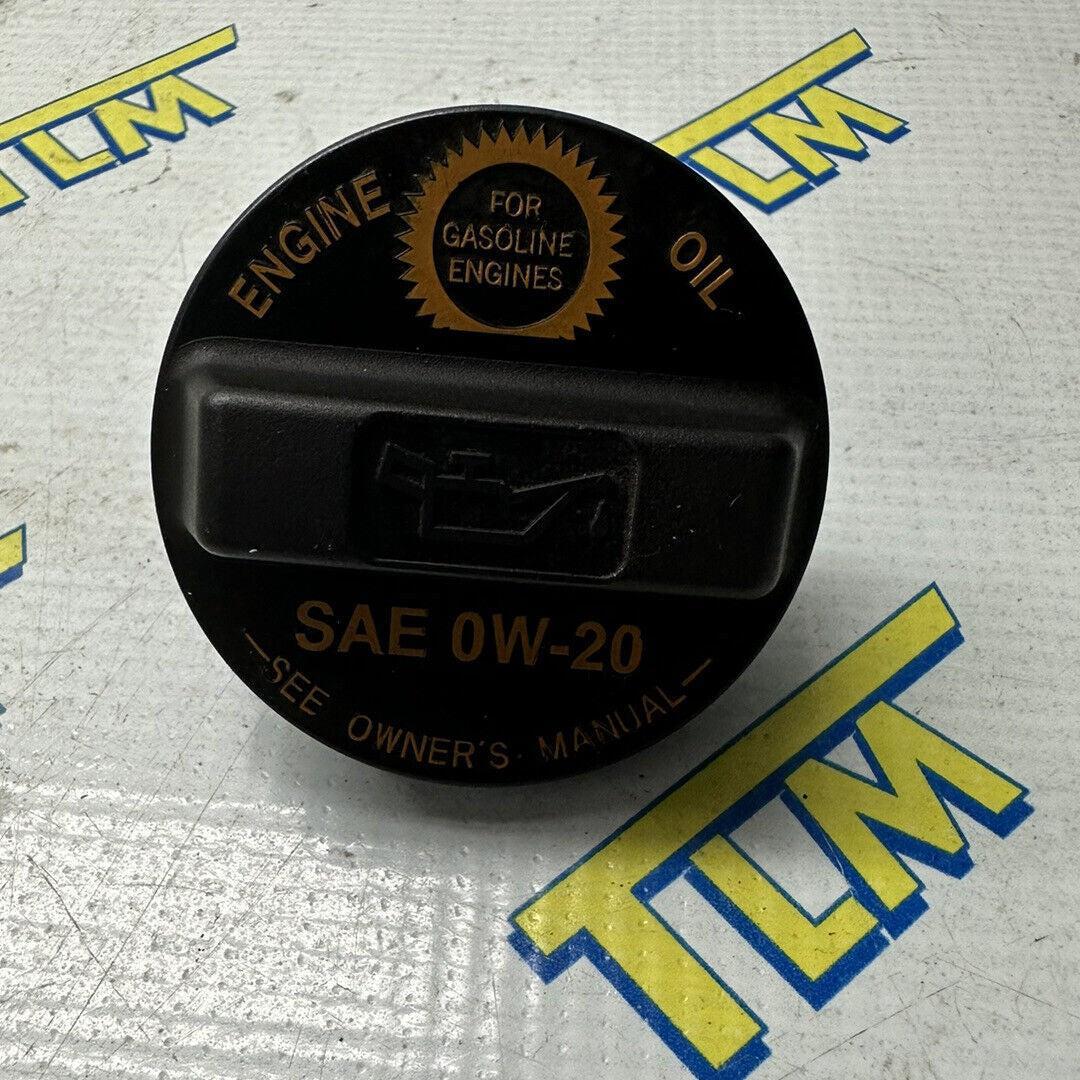 Acura HONDA Oil Cap Engine SAE 0W-20 Motor Filler Fill orange OEM