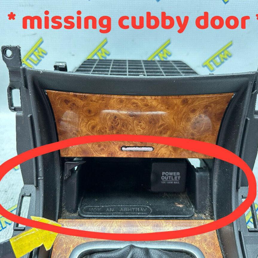 Acura TL Center Console Shifter Trim *MANUAL* Cubby Boot 2004 2005 2006 04 OEM