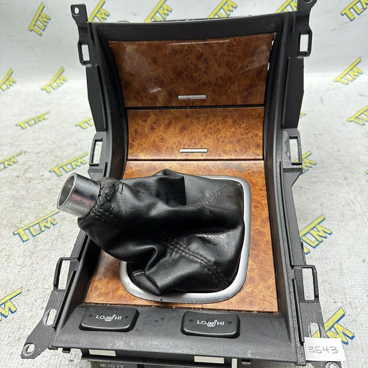 Acura TL Center Console Shifter Trim *MANUAL* Cubby Wood 2004 2005 2006 04 OEM