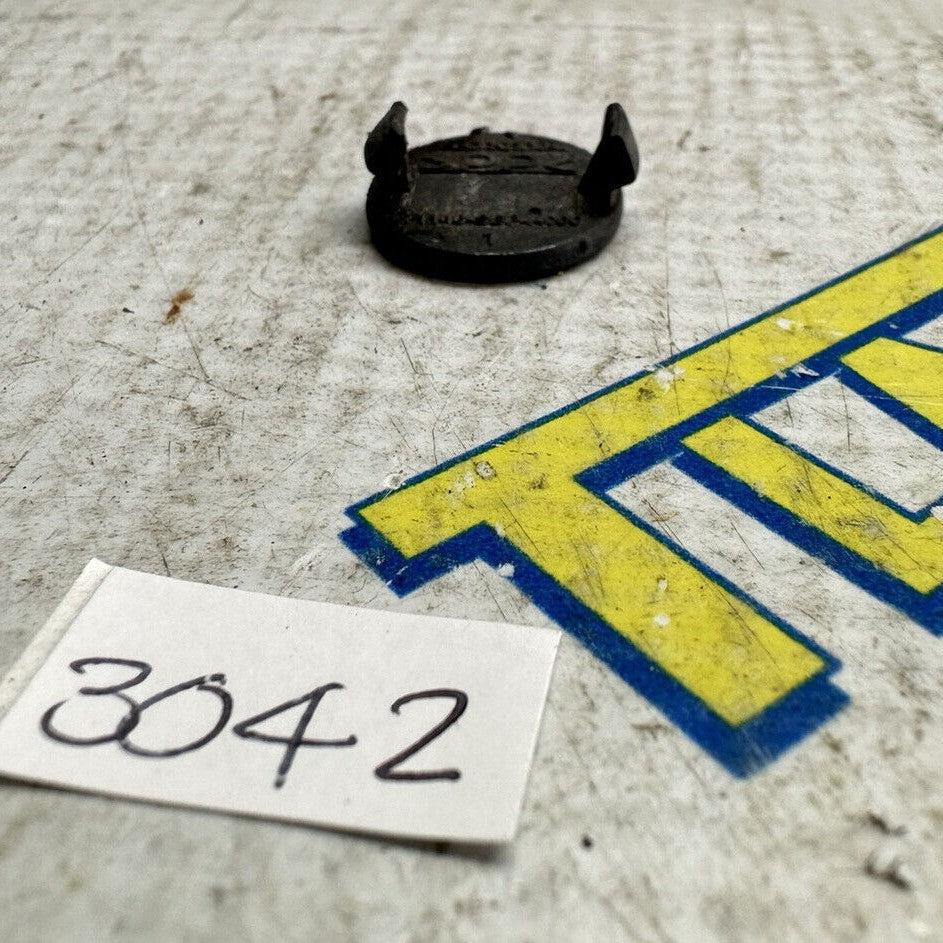 Acura TL Front Bumper License Plate Plug Cover Cap GREY 04 05 06 07 08 OEM