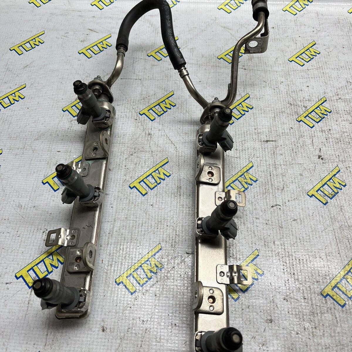 Acura TL Fuel Rail Injectors Left & Right Pair 2009 2010 2011 2012 2013 2014 OEM