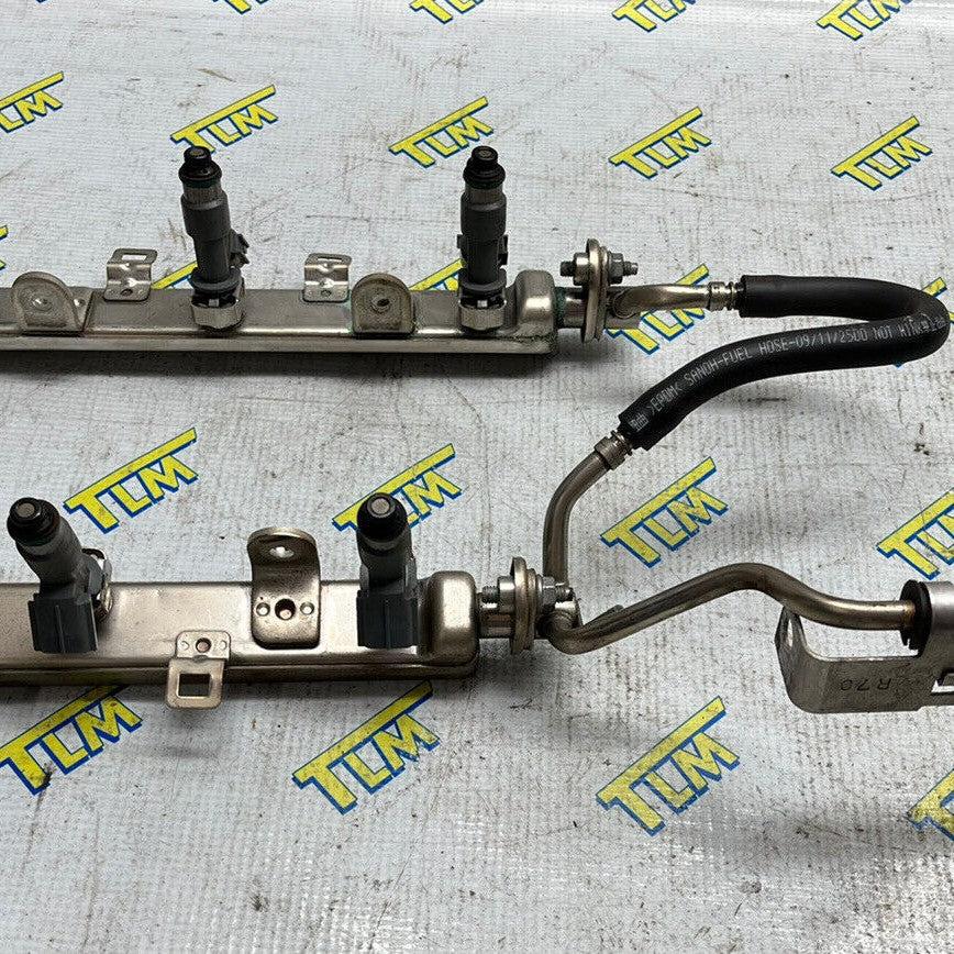 Acura TL Fuel Rail Injectors Left & Right Pair 2009 2010 2011 2012 2013 2014 OEM