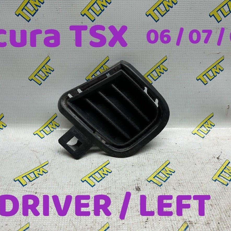 Acura TSX Bumper Fog Plastic Grille Cover 71147SEA DRIVER LEFT 2006 2007 08 OEM