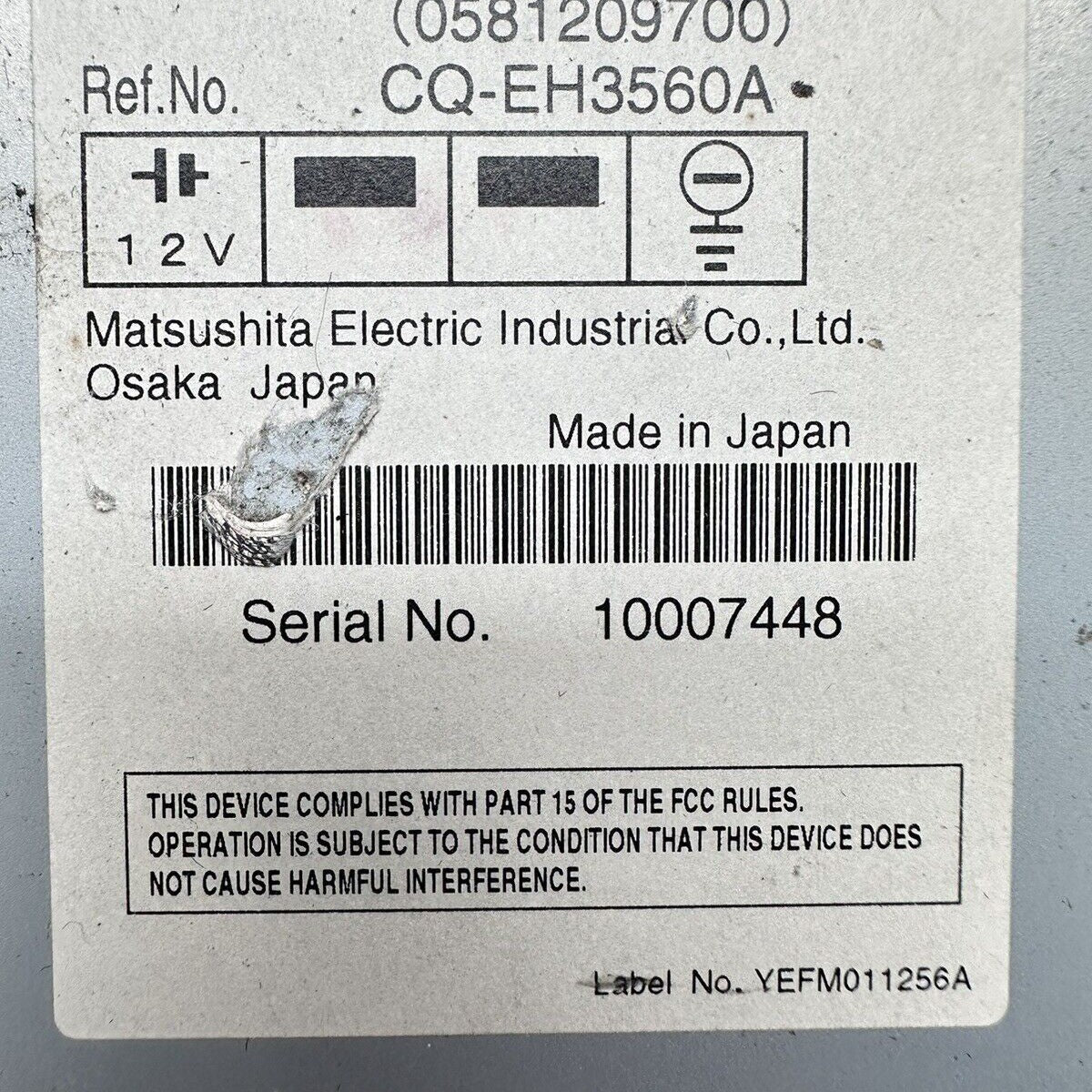 Acura TSX Radio Receiver 39175-SEC-L820-M1 BLOCK OEM