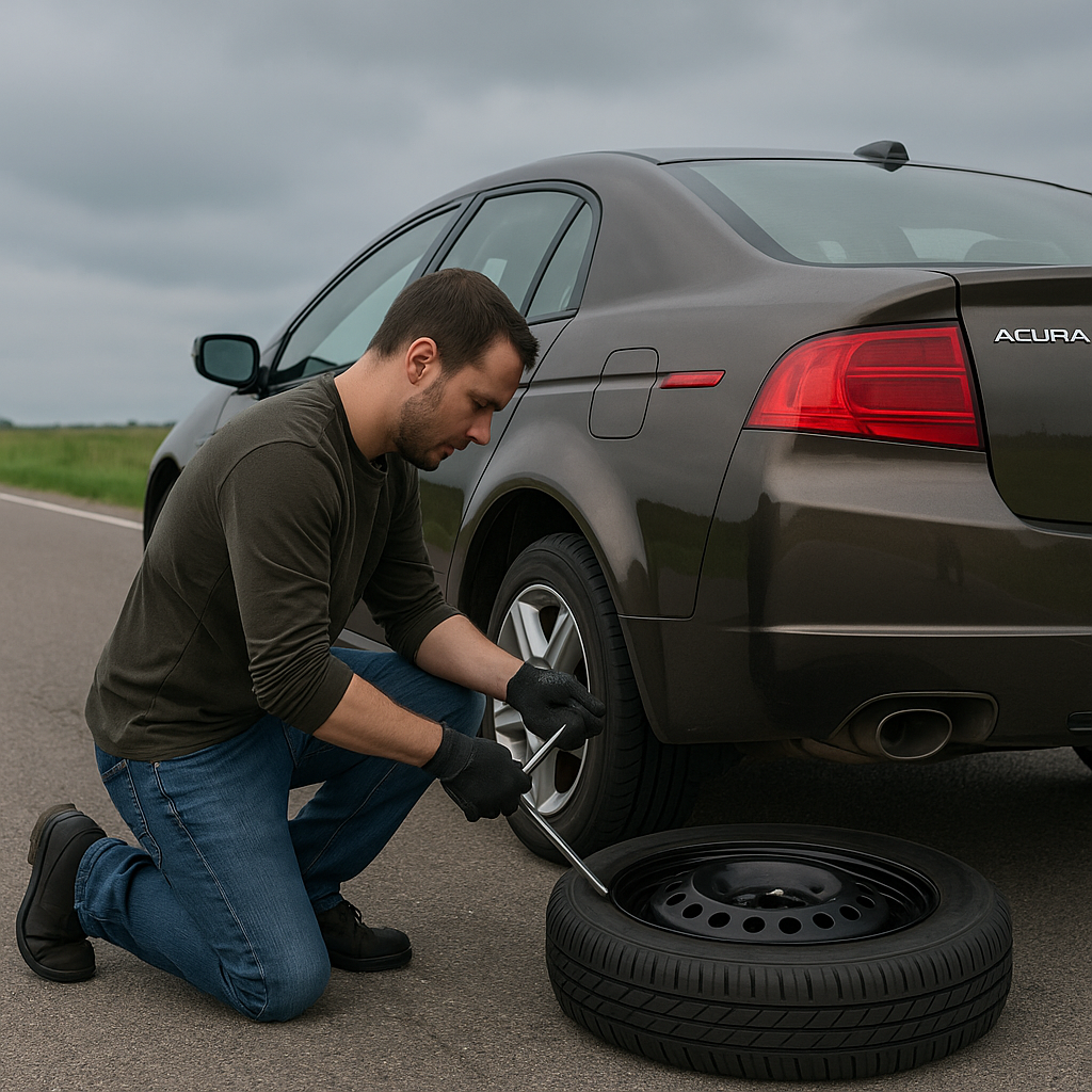 How to Install a Spare Tire
