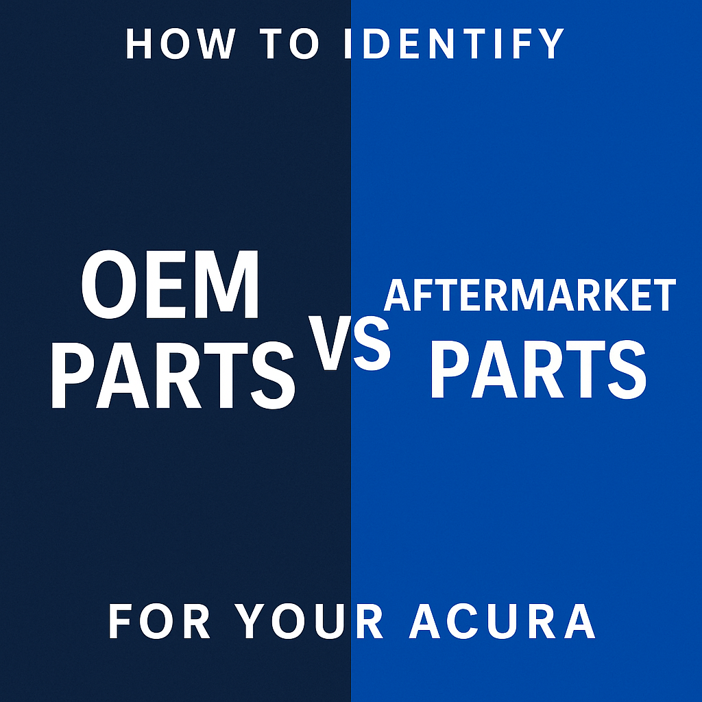 How to Identify OEM vs Aftermarket Parts for Your Acura