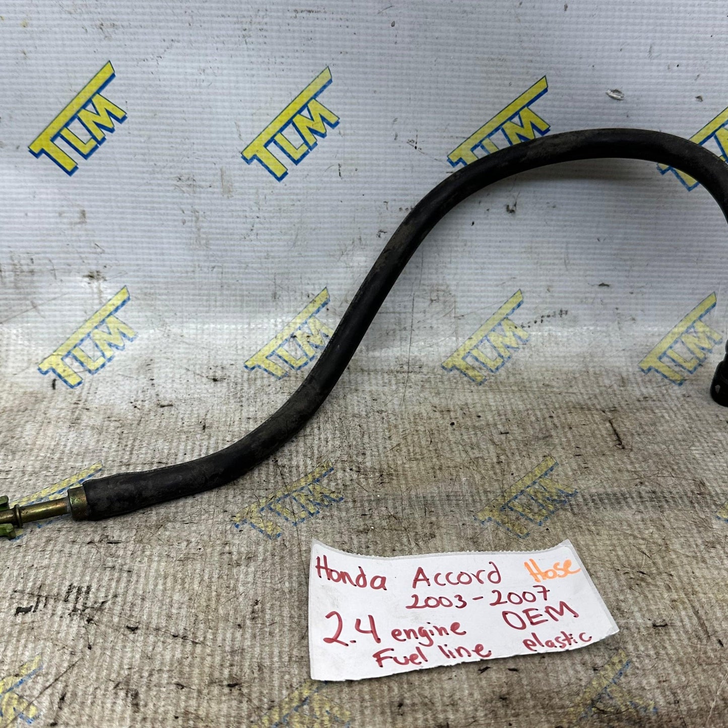 03-07 Honda Accord Fuel Feed Hose Line Firewall Tube GAS Automatic 04 05 06 OEM