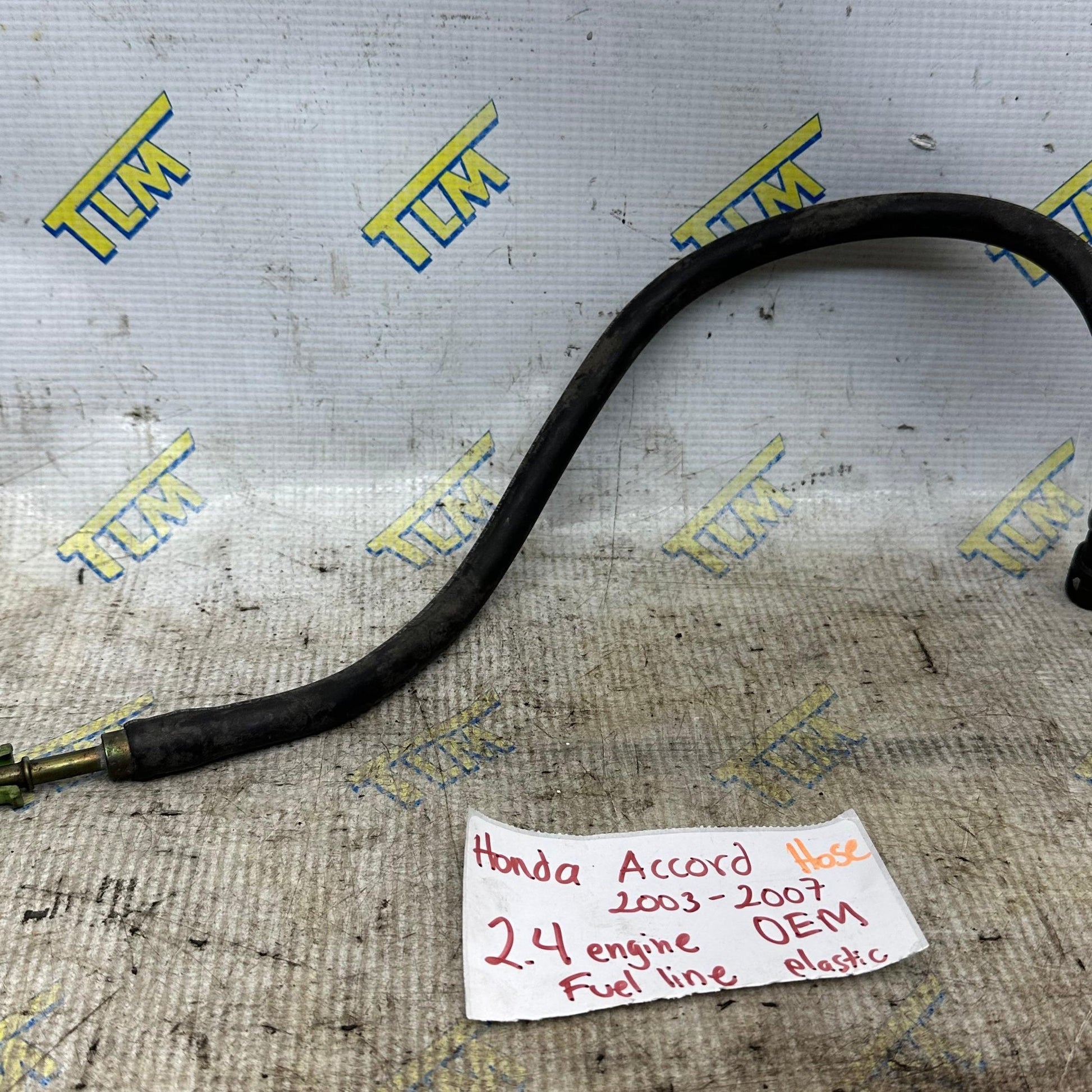 03-07 Honda Accord Fuel Feed Hose Line Firewall Tube GAS Automatic 04 05 06 OEM