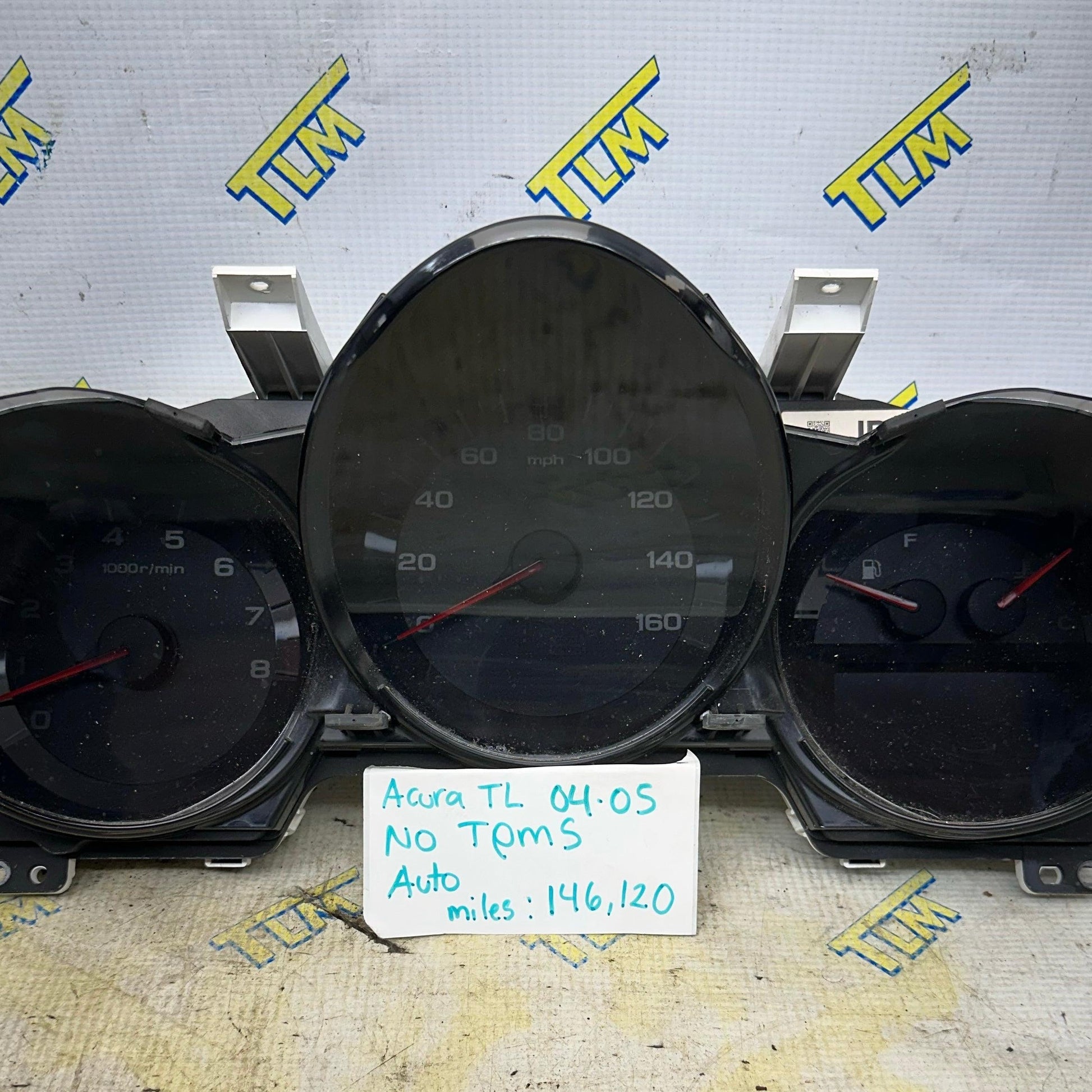 04 05 Acura TL Speedometer Odometer Cluster 146k miles AUTOMATIC no TPMS OEM
