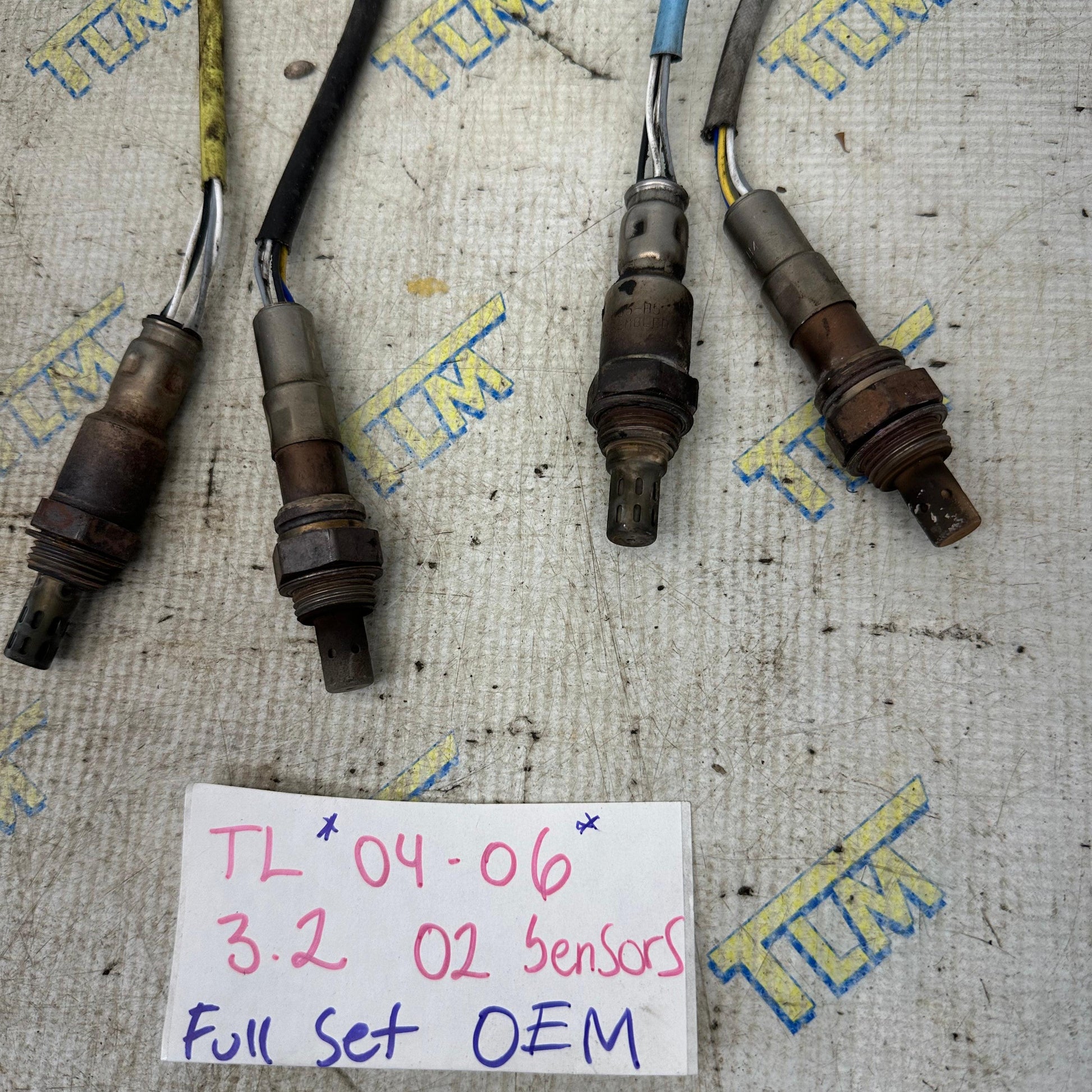 04-06 Acura TL 02 Sensors 3.2 FULL Set 2004 2005 2006 05 OEM