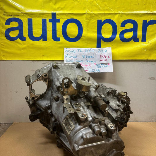 04-06 Acura TL Transmission *MANUAL/6 Speed* J32A3 No Grinding 146k Good 05 OEM