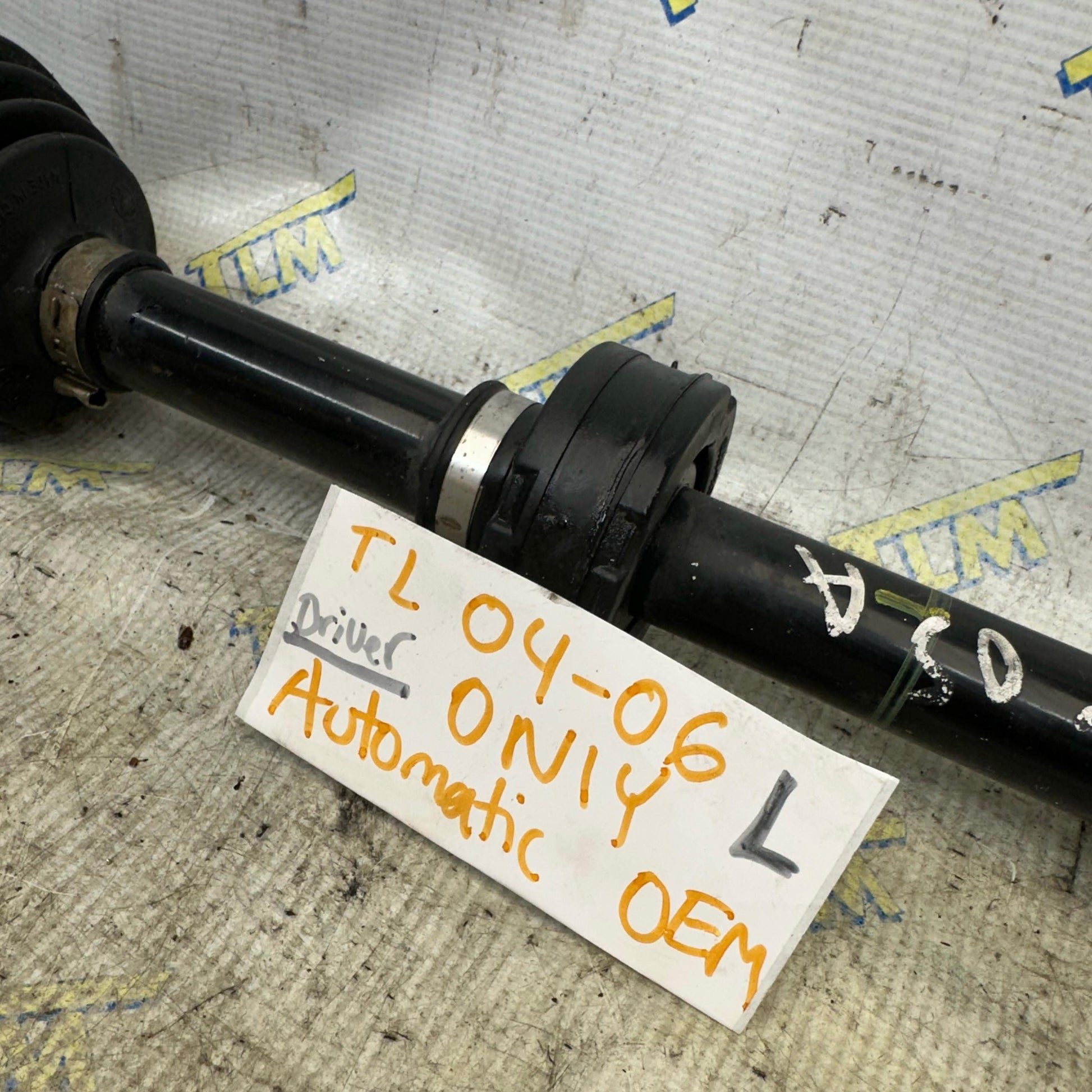 04-06 Acura TL *automatic* Front Axle DRIVER LEFT Shaft 2004 2005 2006 OEM