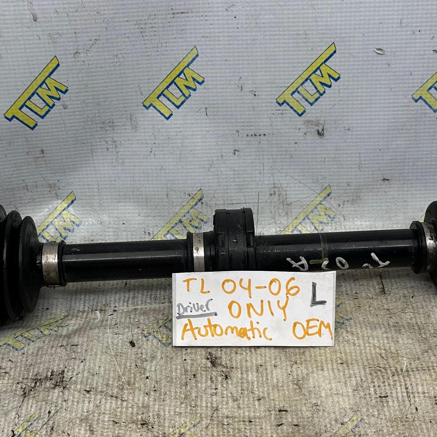 04-06 Acura TL *automatic* Front Axle DRIVER LEFT Shaft 2004 2005 2006 OEM