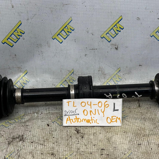 04-06 Acura TL *automatic* Front Axle DRIVER LEFT Shaft 2004 2005 2006 OEM