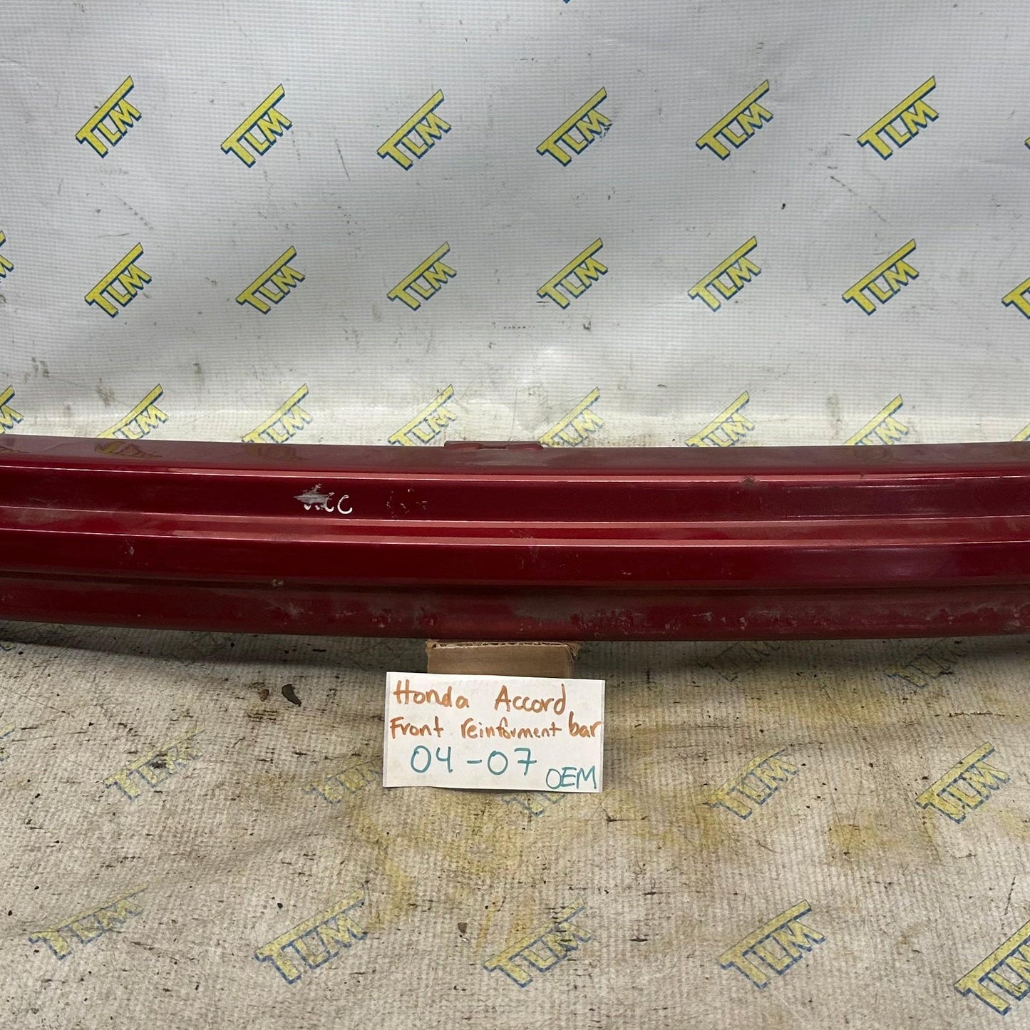 04-07 Honda Accord Front Bumper Reinforcement Bar 2004 2005 2006 07 Crash OEM