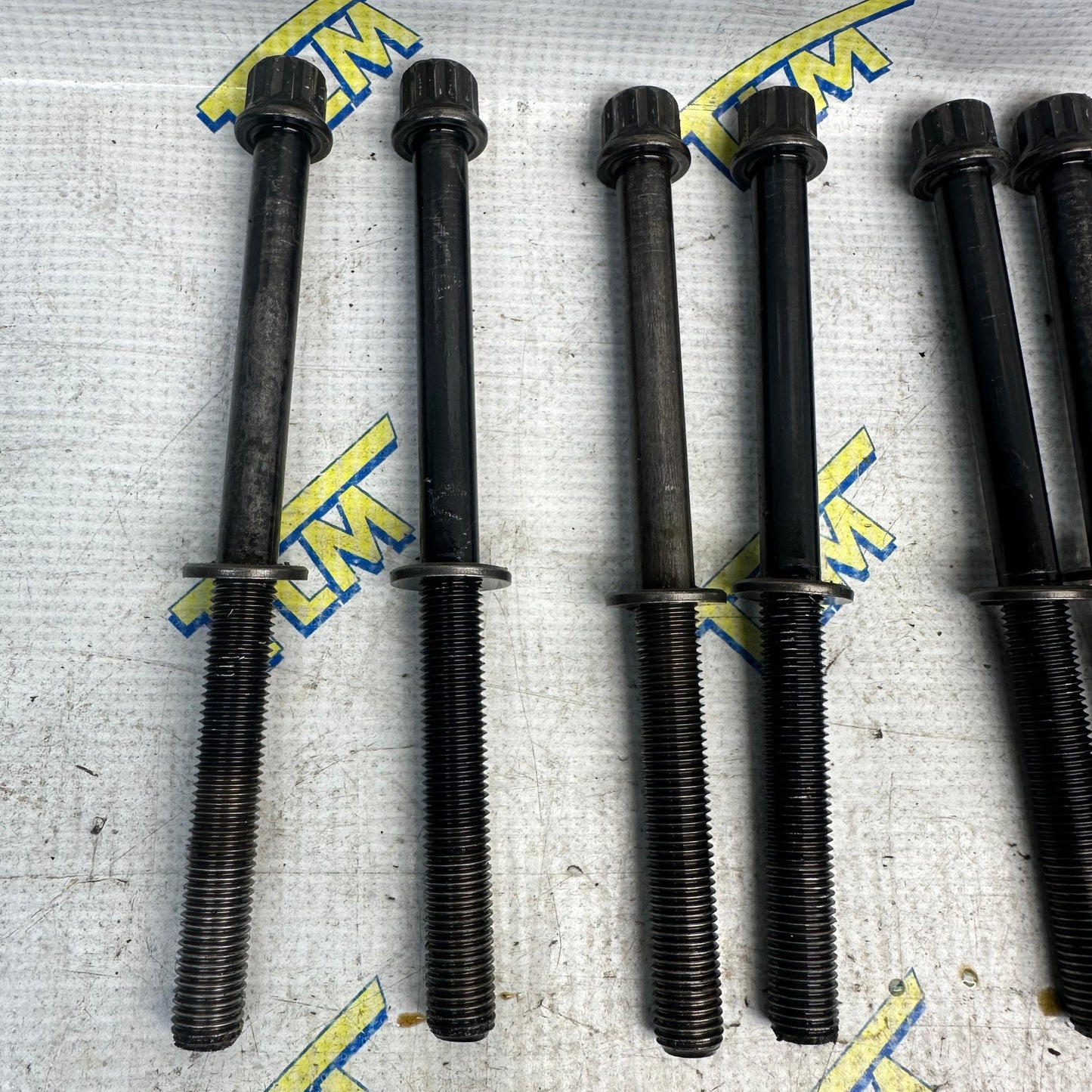 04-08 Acura TL Cylinder Head Bolts 16 Pieces J32A3 3.2 Engine 14mm 05 06 07 OEM