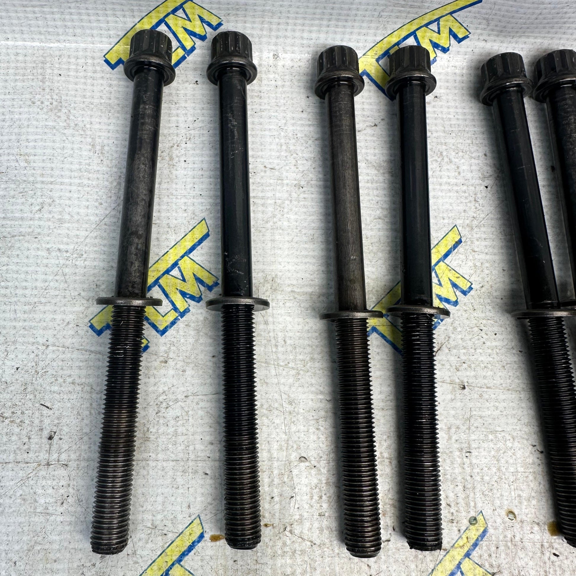 04-08 Acura TL Cylinder Head Bolts 16 Pieces J32A3 3.2 Engine 14mm 05 06 07 OEM