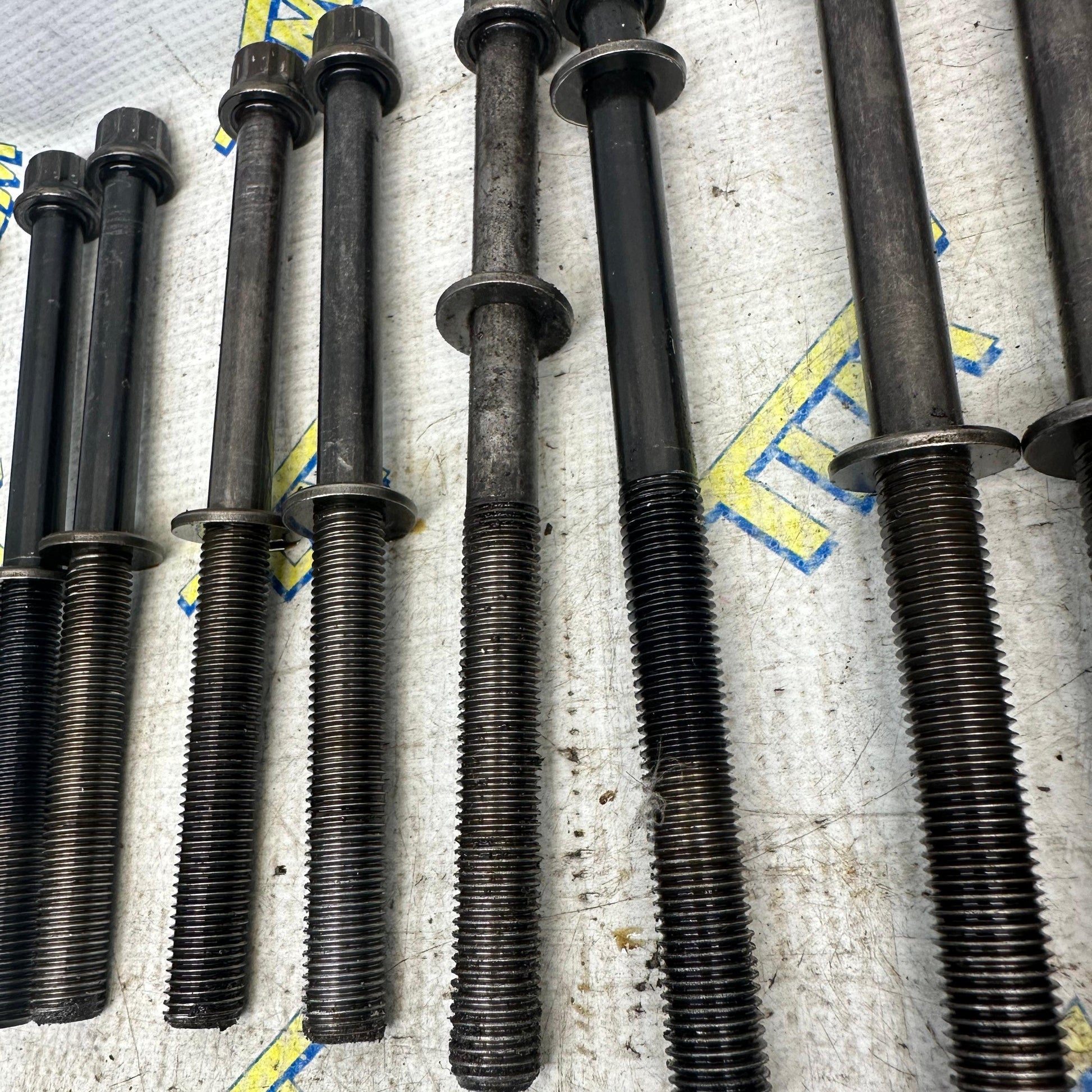 04-08 Acura TL Cylinder Head Bolts 16 Pieces J32A3 3.2 Engine 14mm 05 06 07 OEM