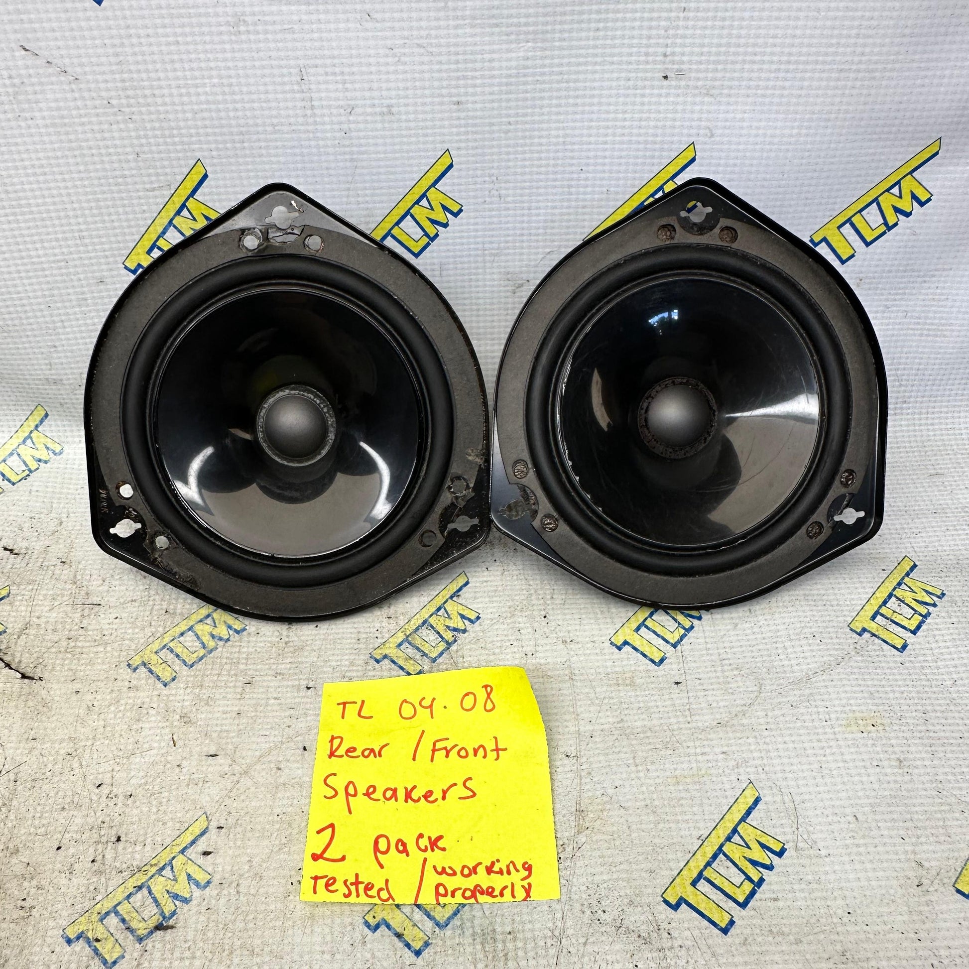 04-08 Acura TL Door Speaker Audio RIGHT or LEFT Set 2004 2005 2006 2007 2008 OEM