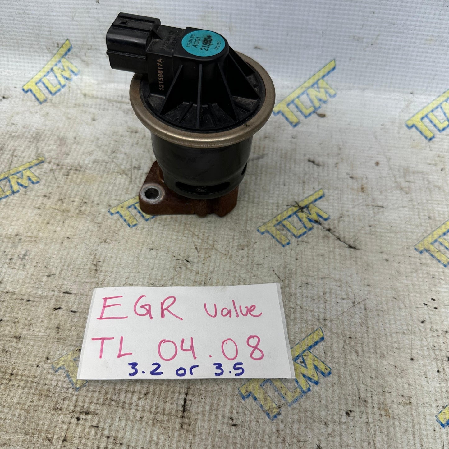 04-08 Acura TL EGR Valve 3.2 or 3.5 Engine 2004 2005 2006 2007 2008 OEM