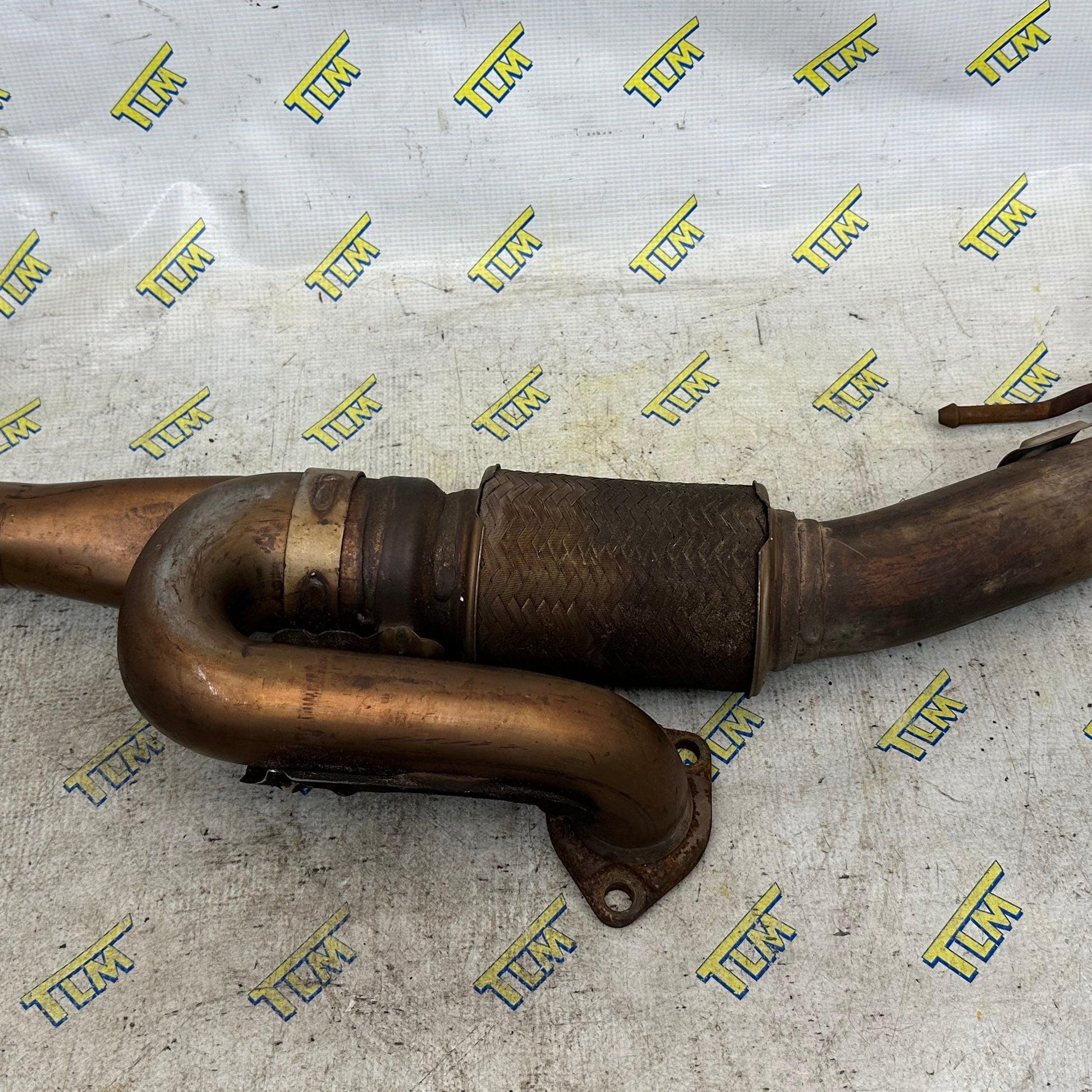 04-08 Acura TL Exhaust Down J Pipe Y Flex Pipe 3.2 base 3.5 TYPE S 05 06 07 OEM