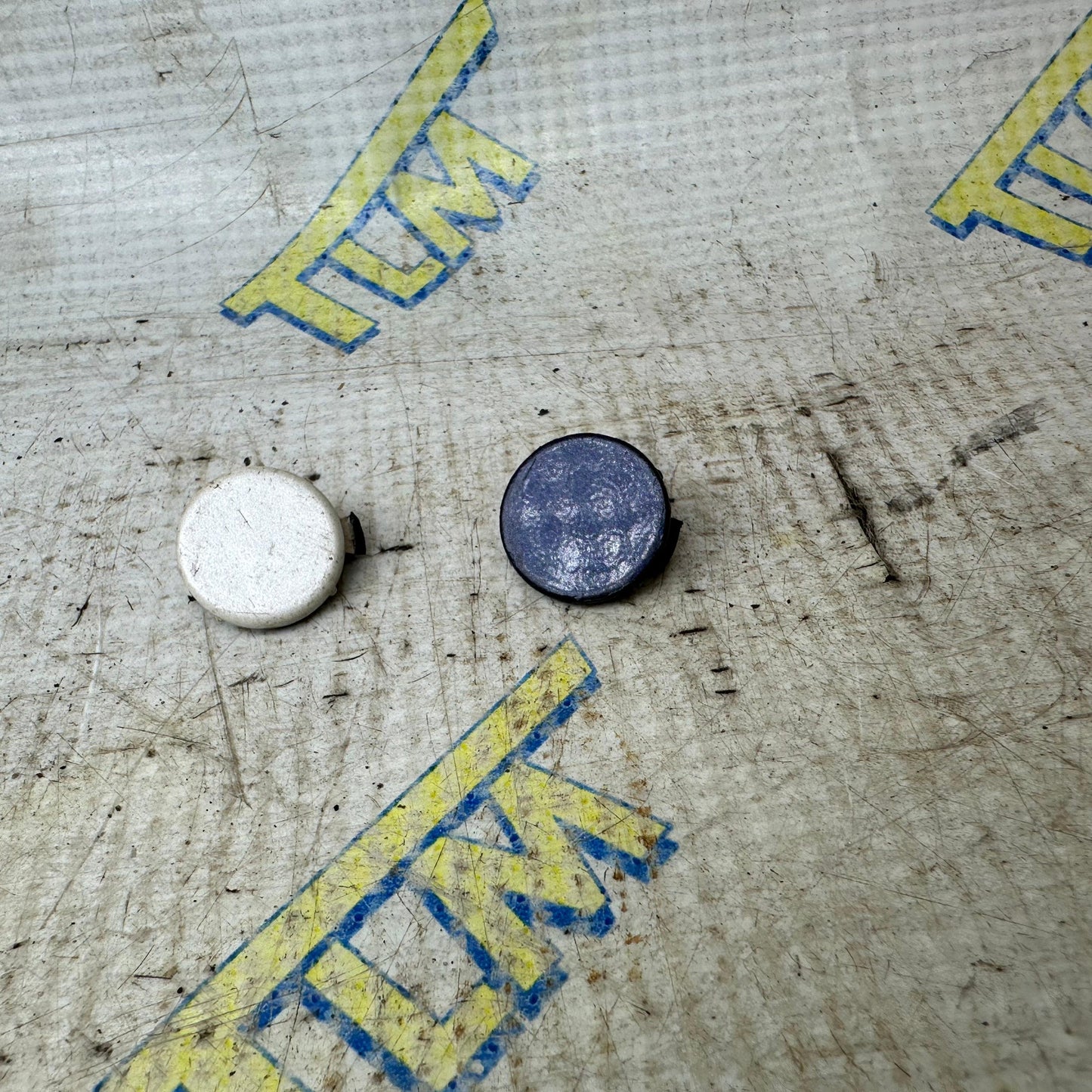 04-08 Acura TL Front Bumper License Plate Cover Cap *MISMATCHED* 05 06 07 08 OEM