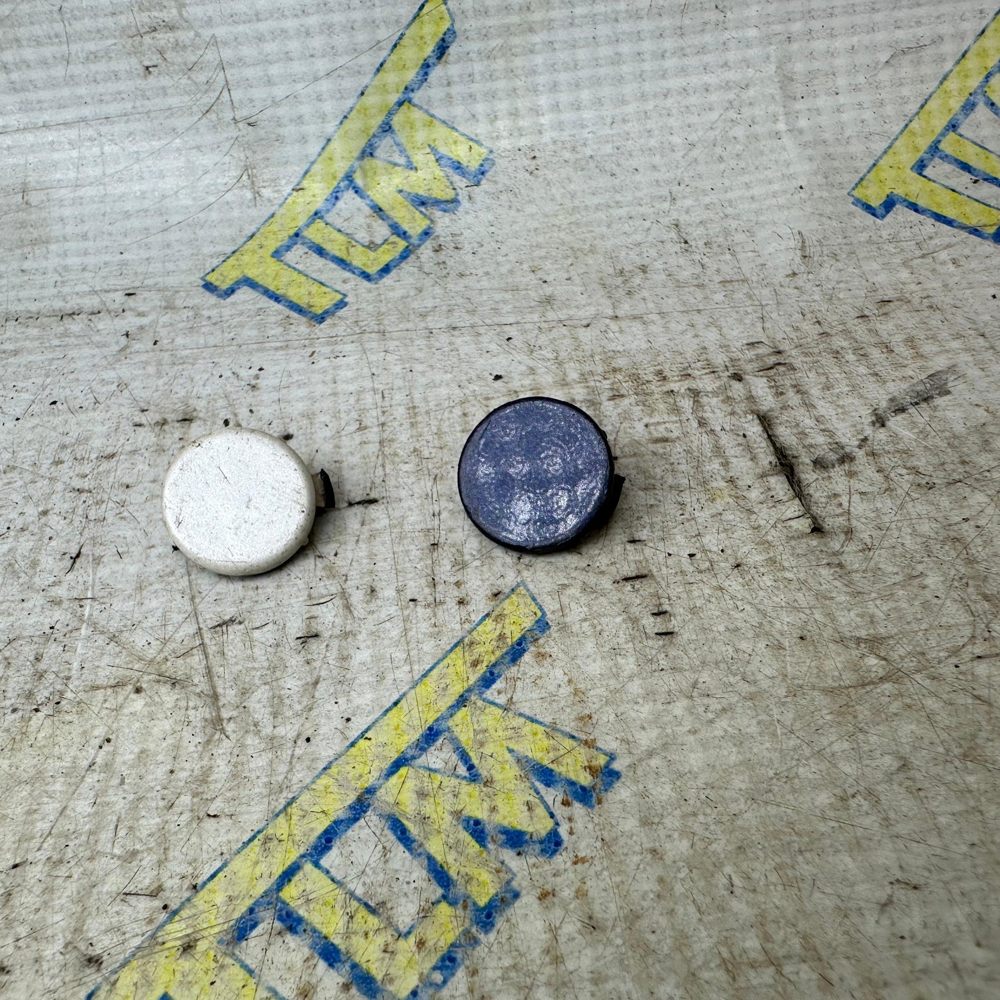 04-08 Acura TL Front Bumper License Plate Cover Cap *MISMATCHED* 05 06 07 08 OEM