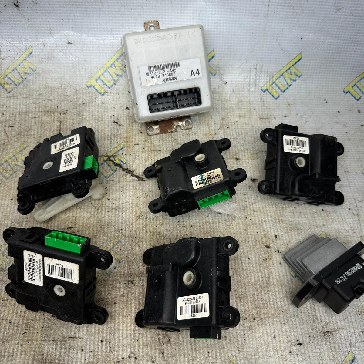 04-08 Acura TL HVAC Actuators Blend Door Heater Air Set 2004 2005 2006 2007 OEM
