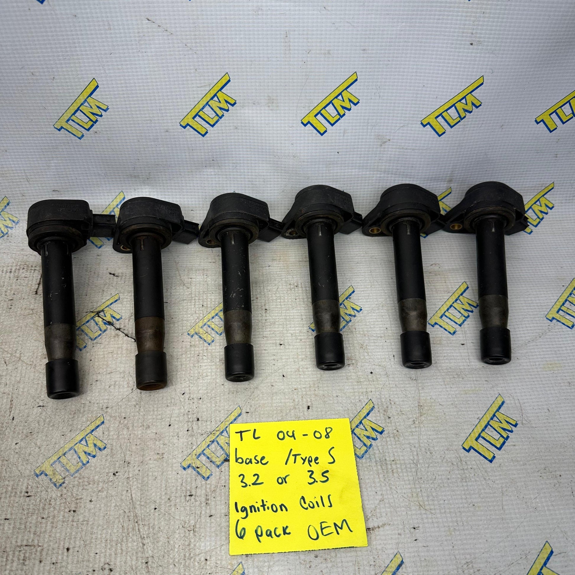 04-08 Acura TL TYPE S Ignition Coil 6 Pack Hitachi 05 06 07 base 3.2 & 3.5 OEM