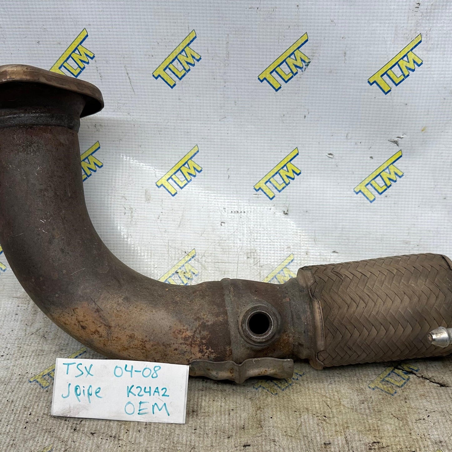 04-08 Acura TSX Exhaust Down J Pipe K24A2 Flex Pipe 2004 05 06 07 2008 OEM