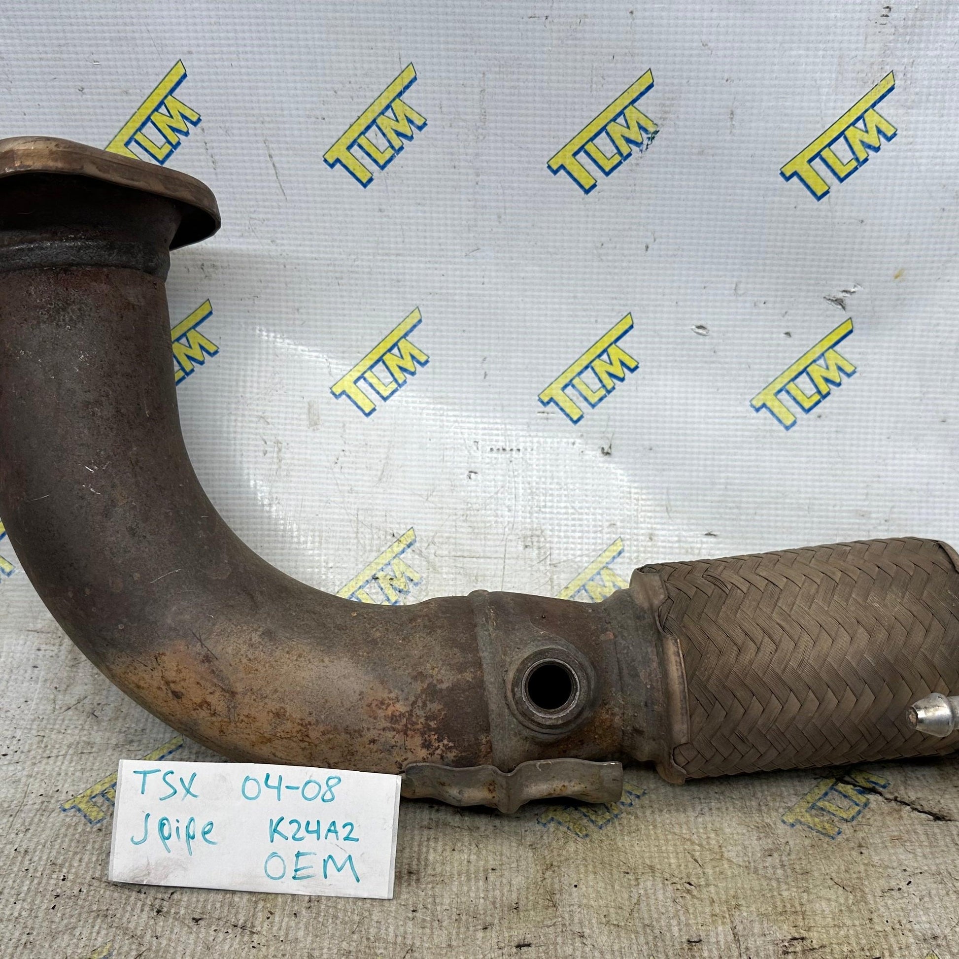 04-08 Acura TSX Exhaust Down J Pipe K24A2 Flex Pipe 2004 05 06 07 2008 OEM