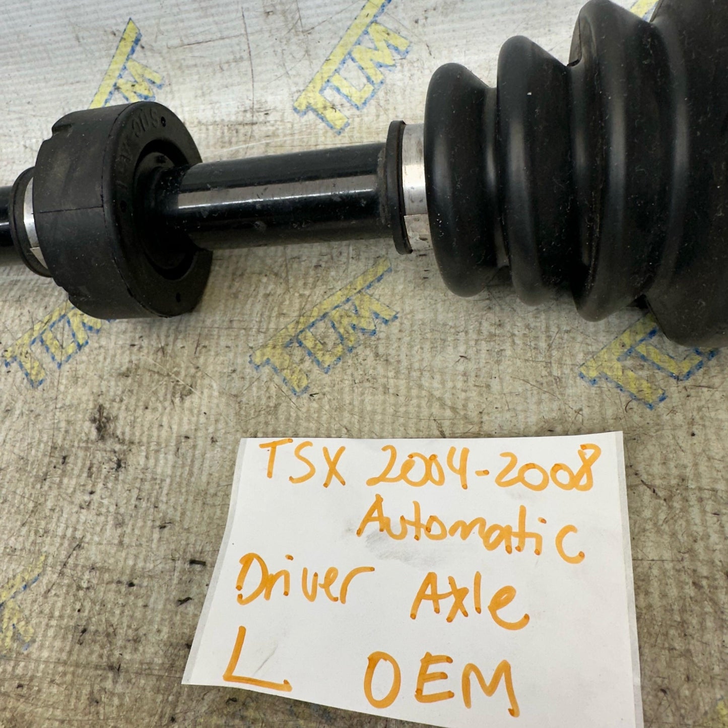 04-08 Acura TSX Front Axle *automatic* DRIVER LEFT Shaft 05 06 07 OEM