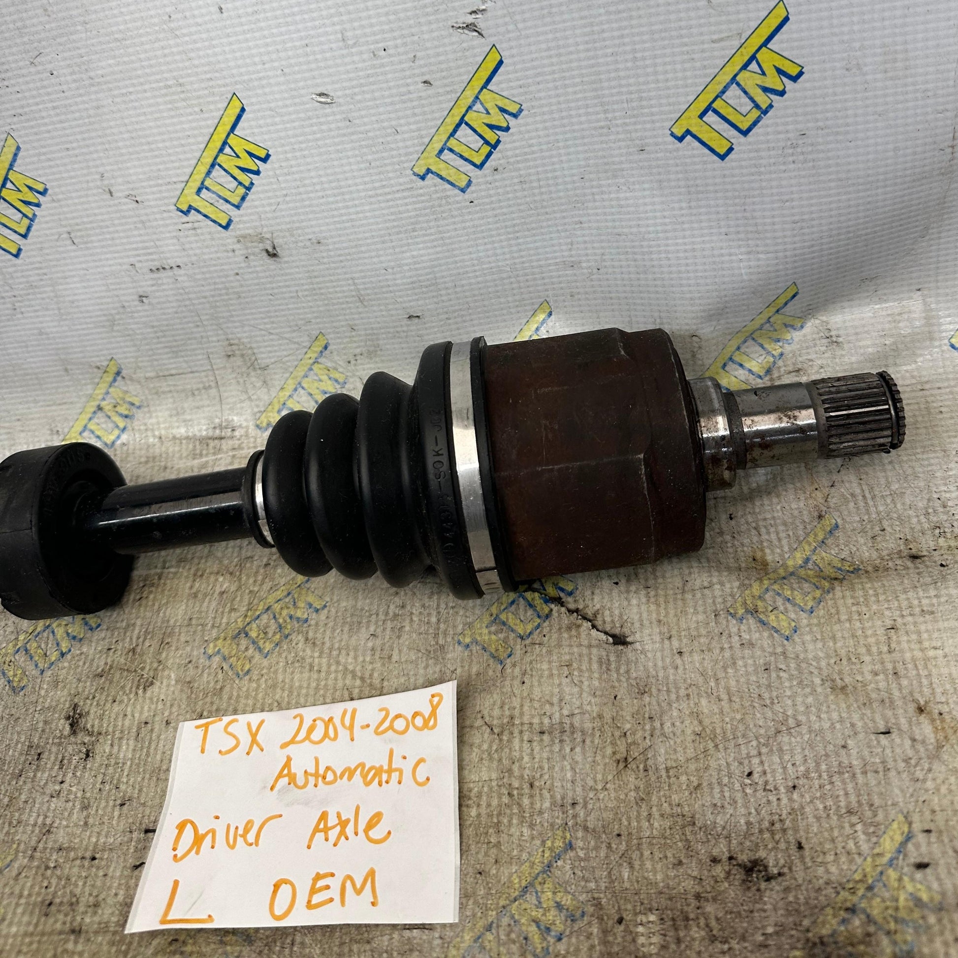 04-08 Acura TSX Front Axle *automatic* DRIVER LEFT Shaft 05 06 07 OEM