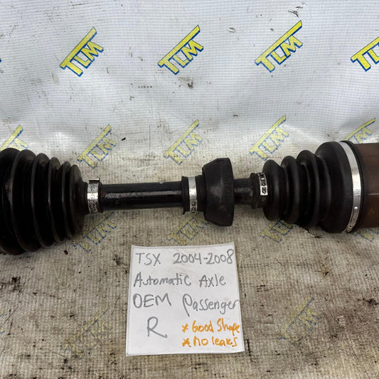 04-08 Acura TSX Front Axle *automatic* PASSENGER RIGHT Shaft 05 06 07 OEM
