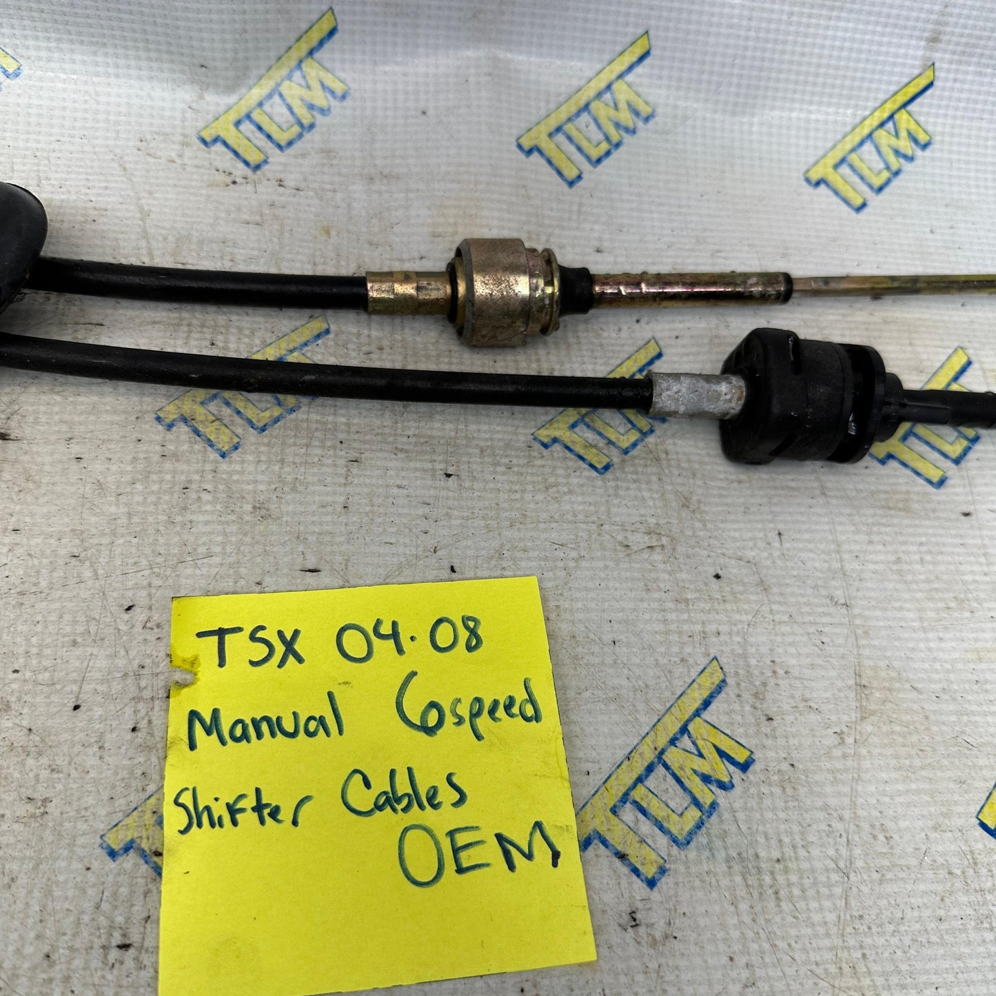 04-08 Acura TSX MANUAL Transmission Shifter Cables 6 Speed 2005 06 07 Shift OEM