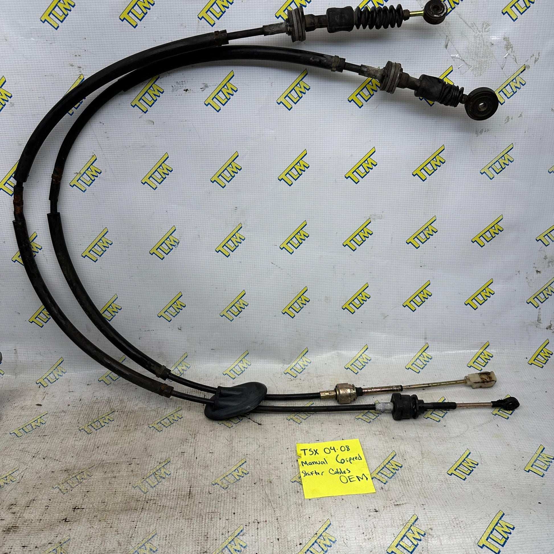 04-08 Acura TSX MANUAL Transmission Shifter Cables 6 Speed 2005 06 07 Shift OEM
