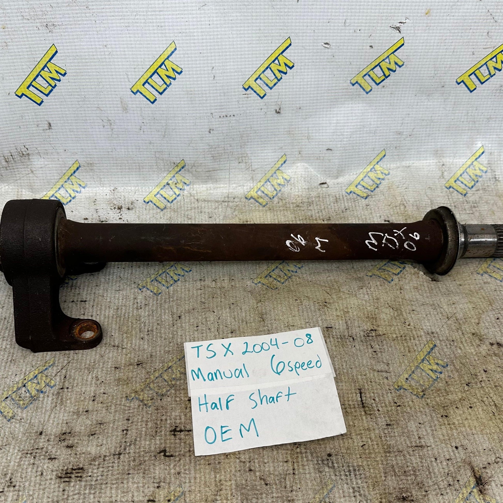 04-08 Acura TSX *manual* Half Jack Shaft Middle Axle 2005 2006 2007 2.4 Engine 6 Speed OEM