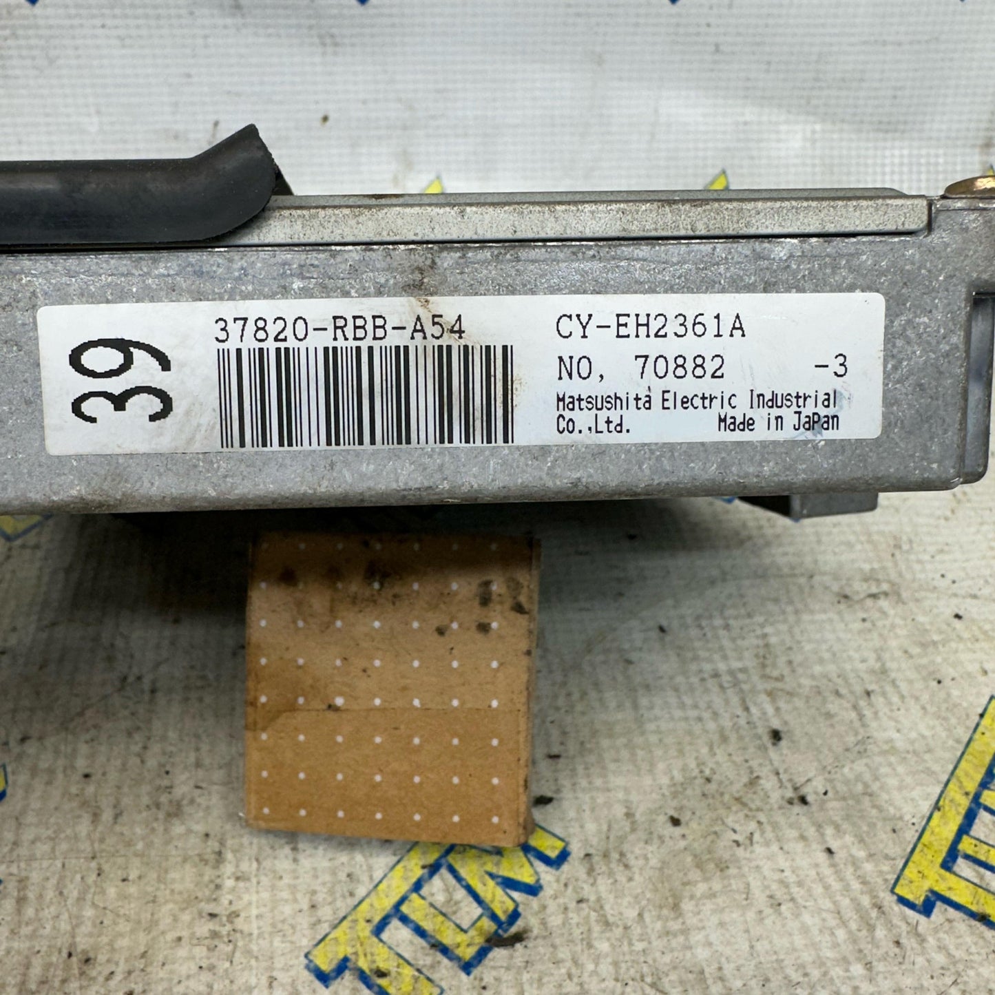 04 Acura TSX ECU ECM Engine Computer Brain 37820-RBB-A54 2004 5 Plug OEM