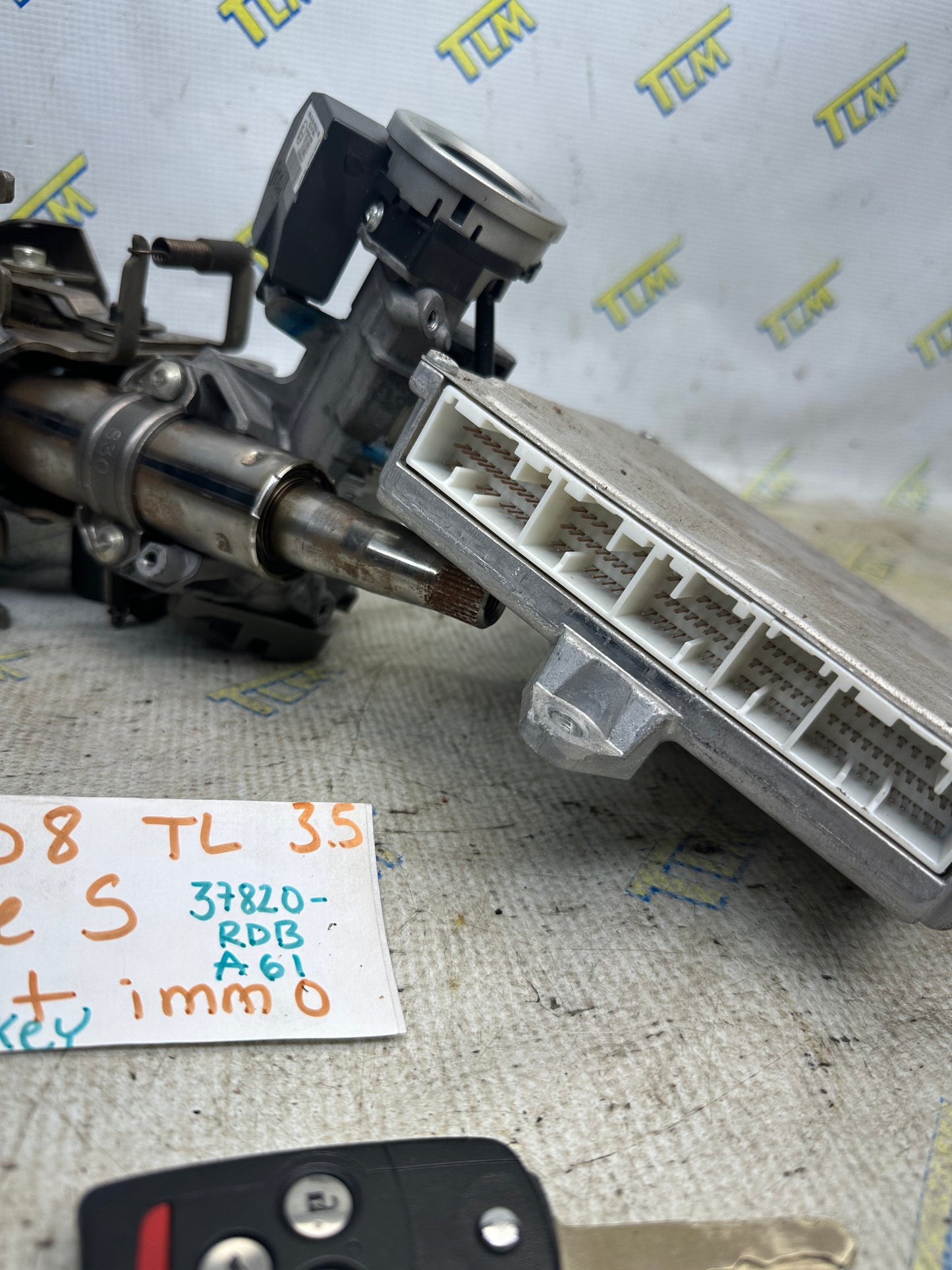 08 Acura TL *TYPE S* ECU Ignition Immobilizer Key Immo 37820RDBA61 3.5 2008 OEM