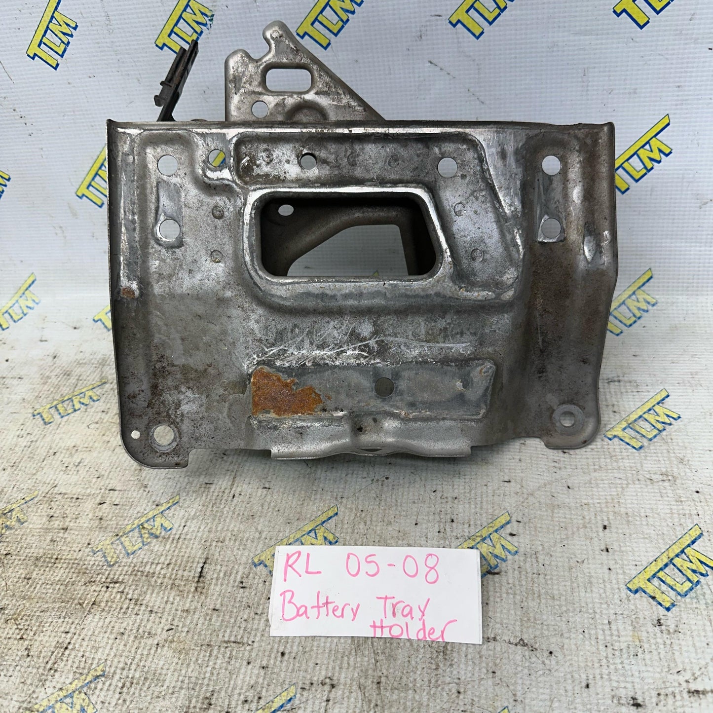05-08 Acura RL Battery Holder Metal Tray Bracket 2005 2006 2007 2008 06 07 OEM