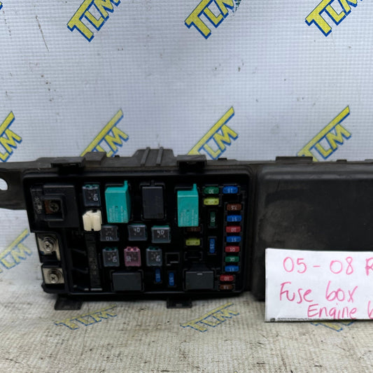 05-08 Acura RL Exterior Engine Bay Fuse Box 2005 2006 2007 2008 06 07 OEM