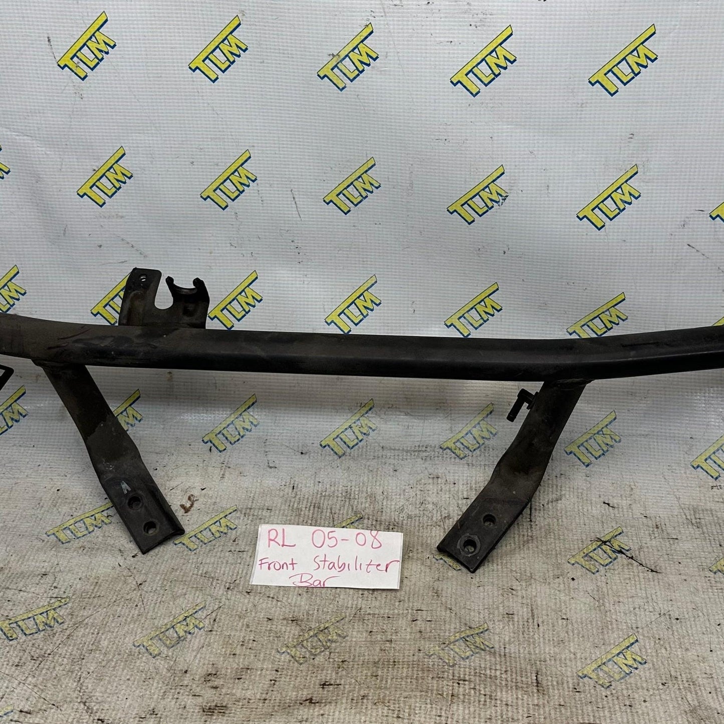 05-08 Acura RL Front Bumper Reinforcement Bar & Bracket Supports 2006 2007 OEM