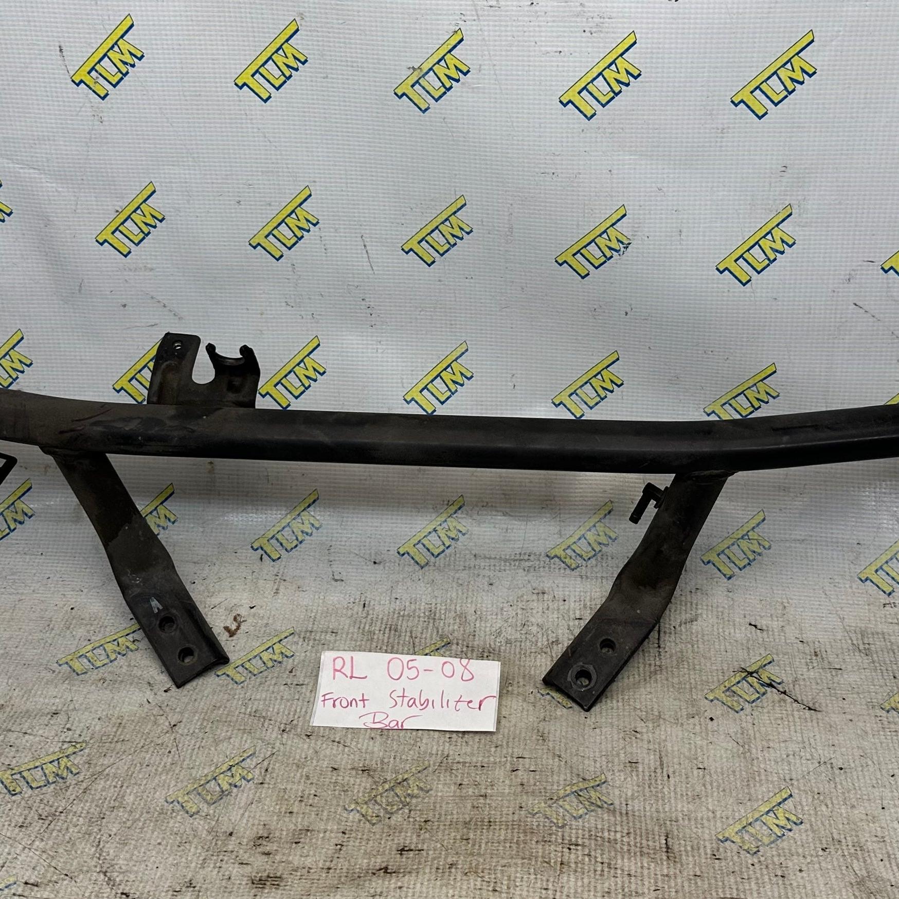 05-08 Acura RL Front Bumper Reinforcement Bar & Bracket Supports 2006 2007 OEM