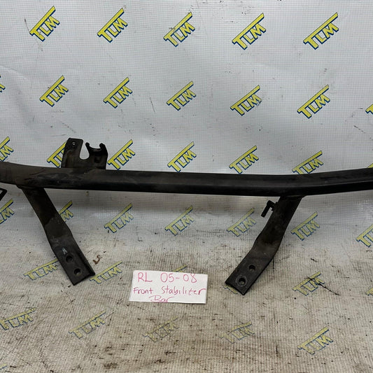 05-08 Acura RL Front Bumper Reinforcement Bar & Bracket Supports 2006 2007 OEM